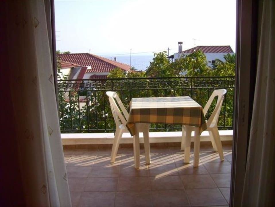 Balkon und Meerblick Studios Nikiti Beach