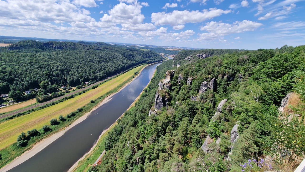 Ausblick Pension Mittelndorfer Mühle