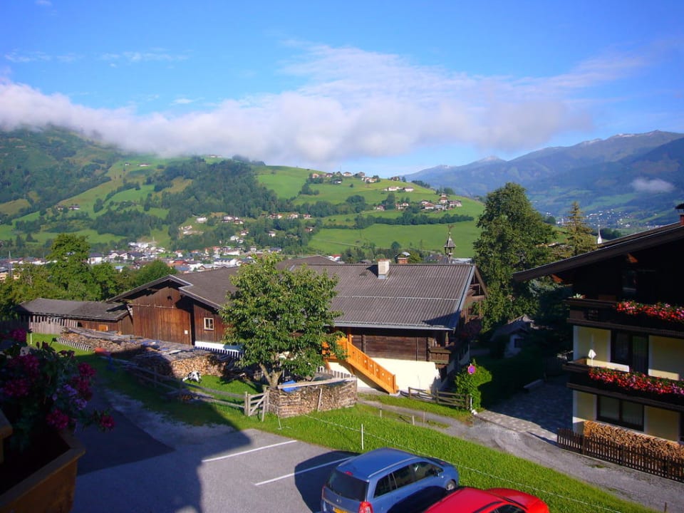Ausblick vom Balkon Oberlehenhof Appartement