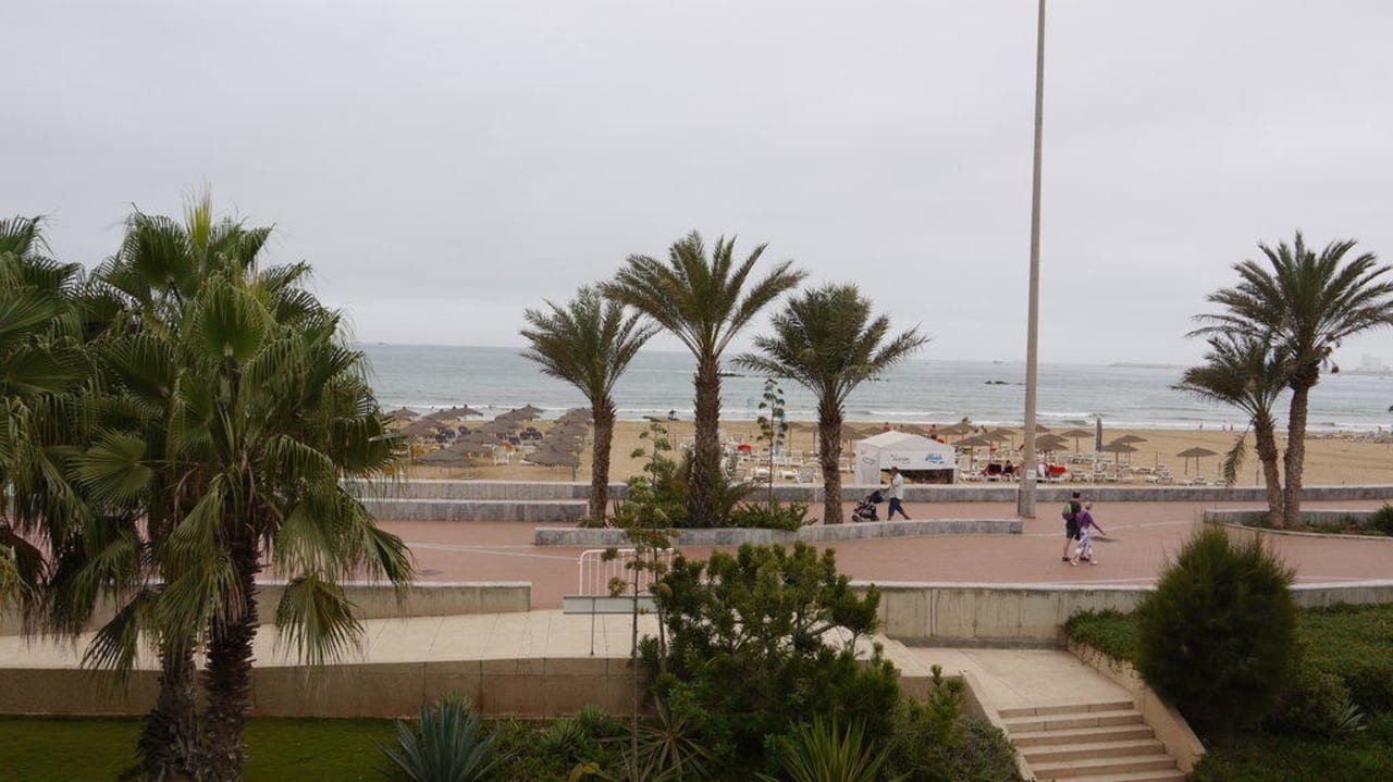 Vue depuis le balcon Agadir Beach Club Hotel