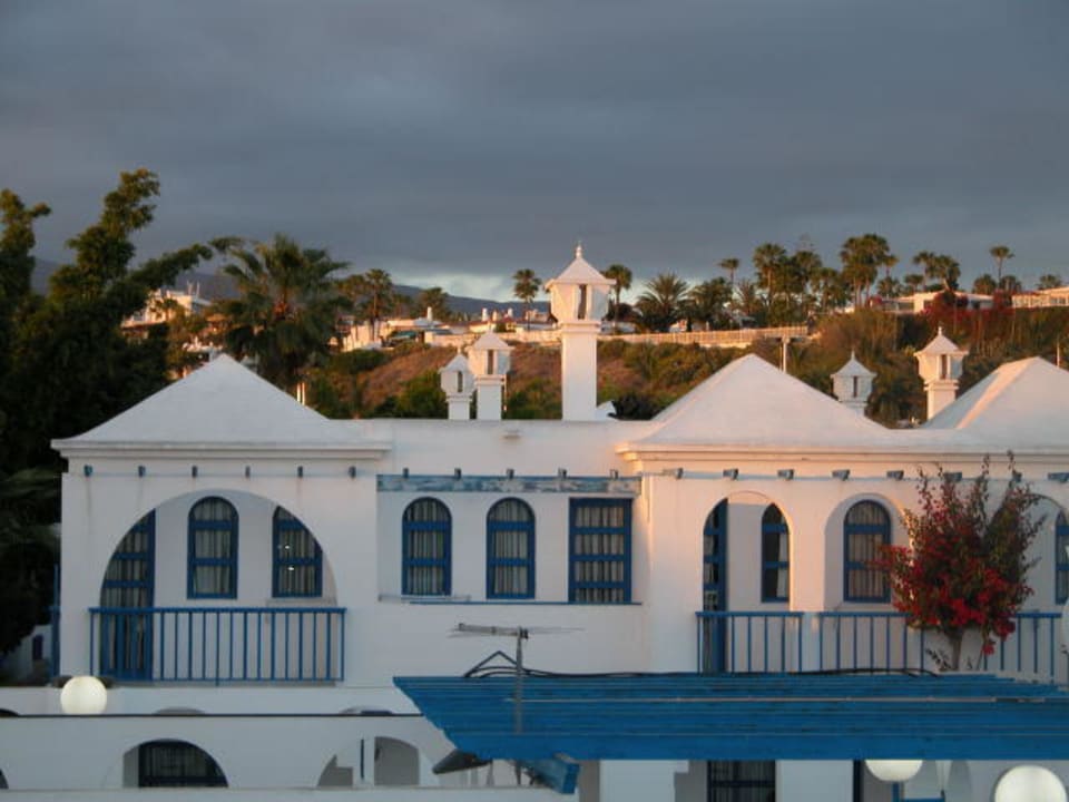 Abendstimmung Hotel Bungalows Duna Flor