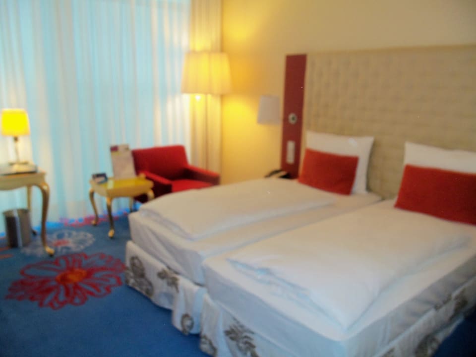 Doppelbett Radisson Blu Hotel Frankfurt