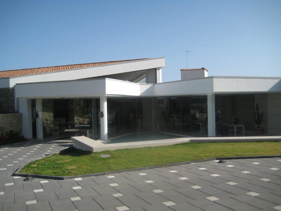 Blick bei Ankunft auf die Empfangshalle Aldiana Club Rocca Nettuno Calabria