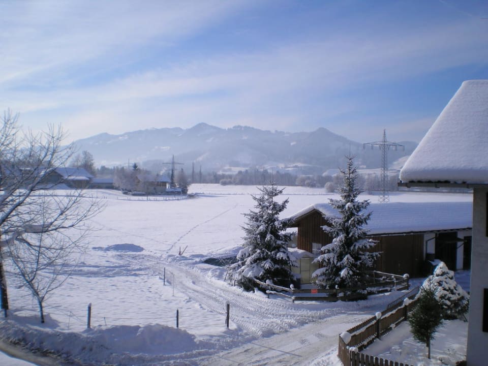 Ein Blick aus dem Fenster Mein Landhaus
