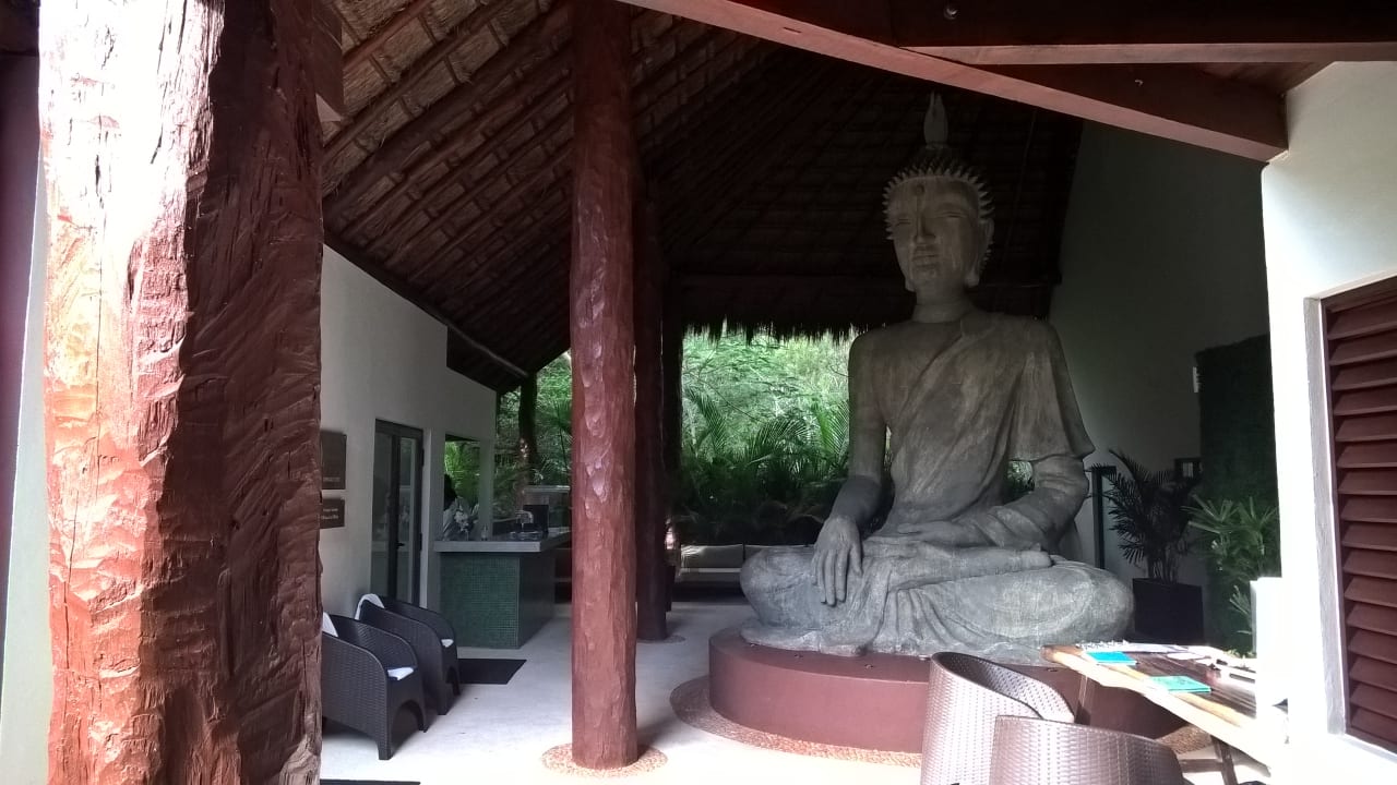 Eingang zum Spa-Bereich Akumal Bay Beach & Wellness Resort