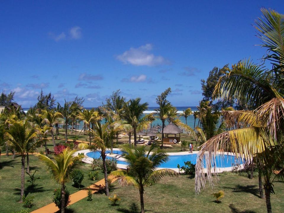 Aussicht vom Balkon Outrigger Mauritius Beach Resort