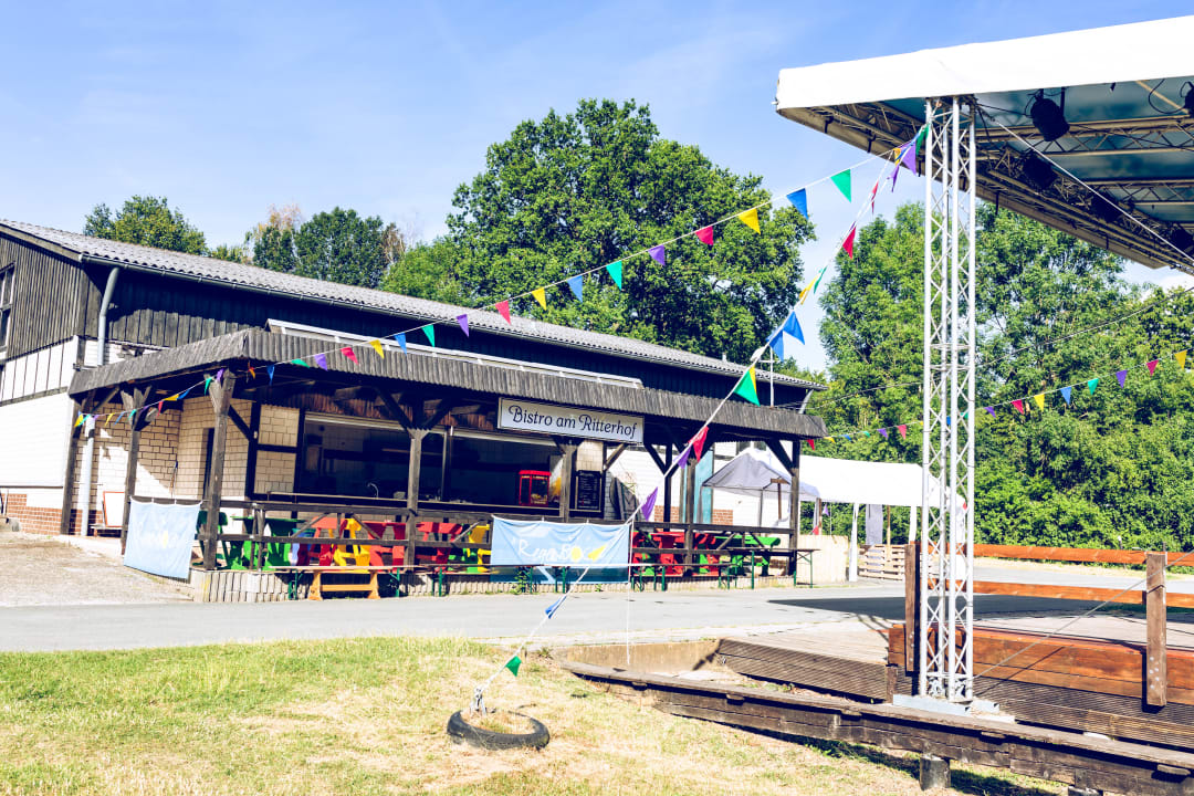 Außenansicht Regenbogen Ferienanlage Tecklenburg