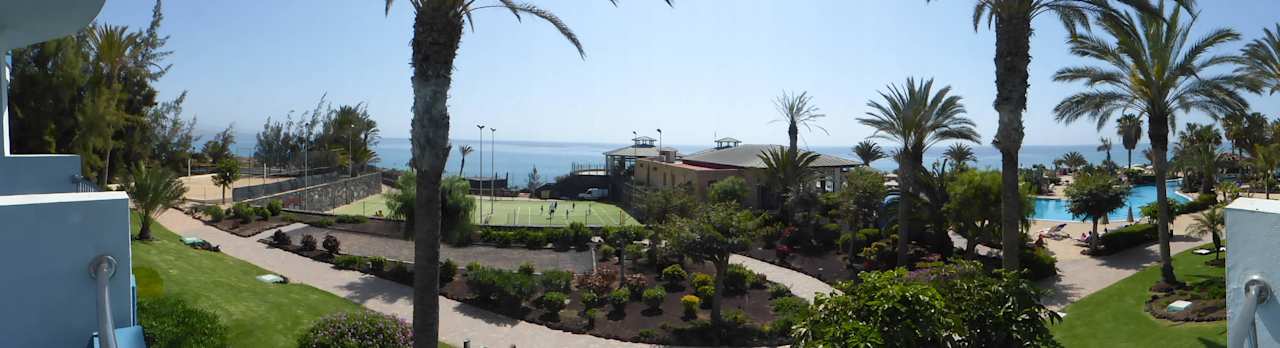 Panoramabild vom Balkon R2 Pajara Beach
