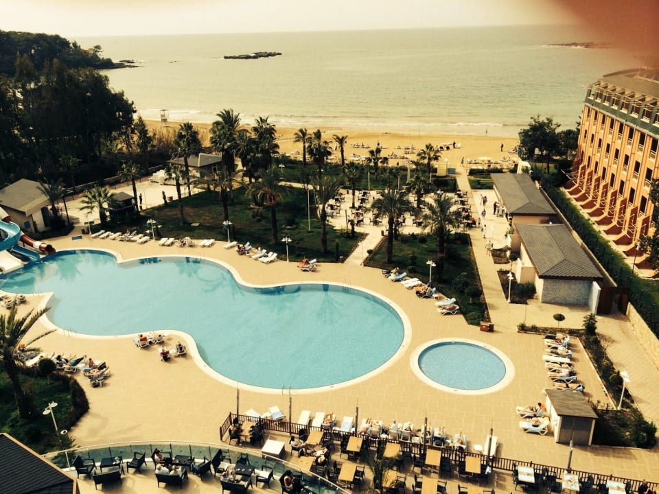 Ausblick vom 7.Stock aus Annabella Diamond Hotel & Spa