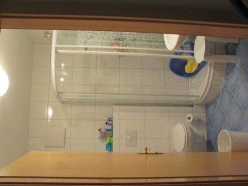 Blick ins Badezimmer Haus Diana