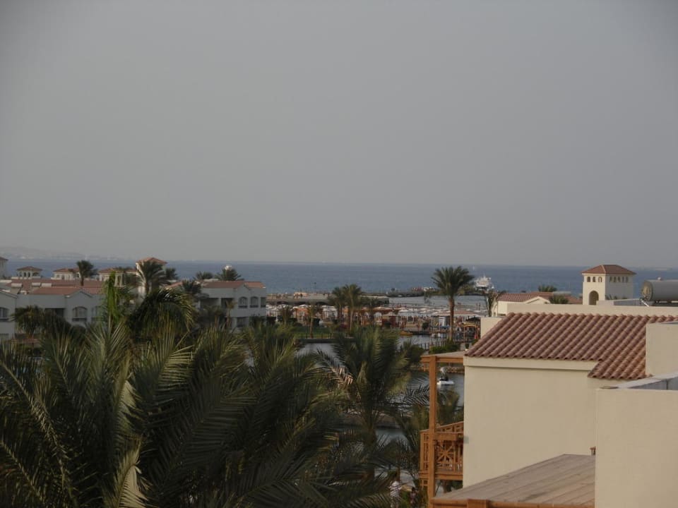 Ausblick vom Balkon aufs Meer Pickalbatros Dana Beach Resort - Hurghada