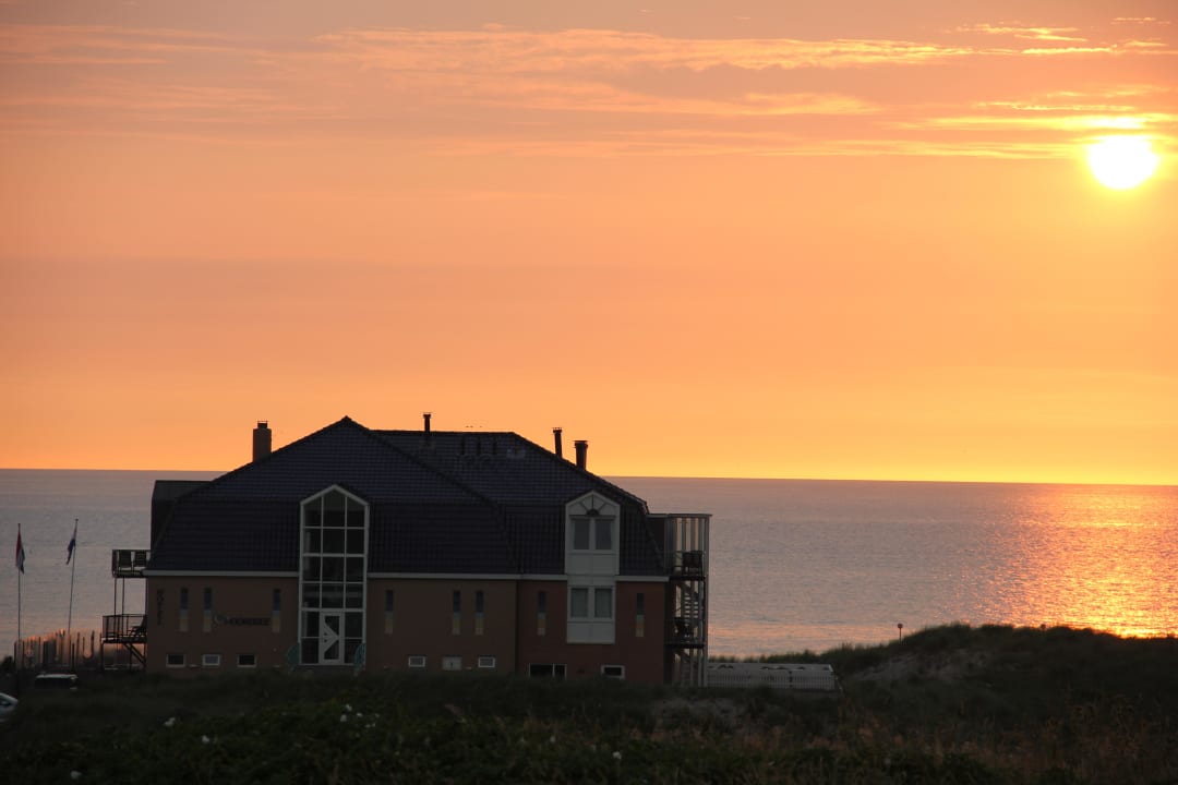 Blick von der Terrasse in Richtung Meer Appartements Prinses Juliana