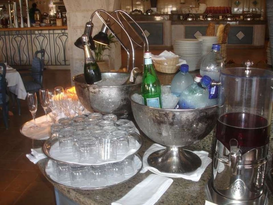 Sekt zum Frühstück Hotel Kempinski Soma Bay