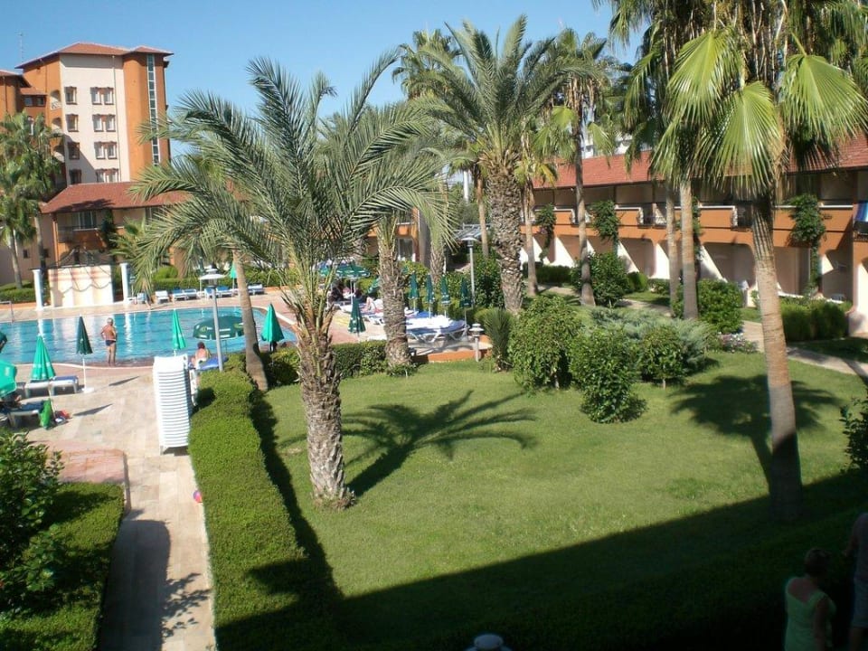 Aussicht vom Balkon Club Turtas Beach Hotel