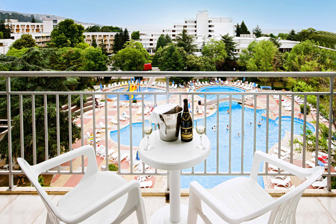 Ausblick von Balkon Hotel Laguna Garden