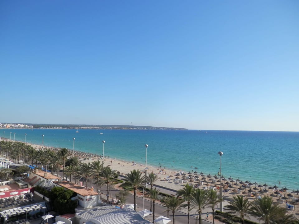 Blick aus dem Zimmer im 6. Stock Hotel HM Gran Fiesta