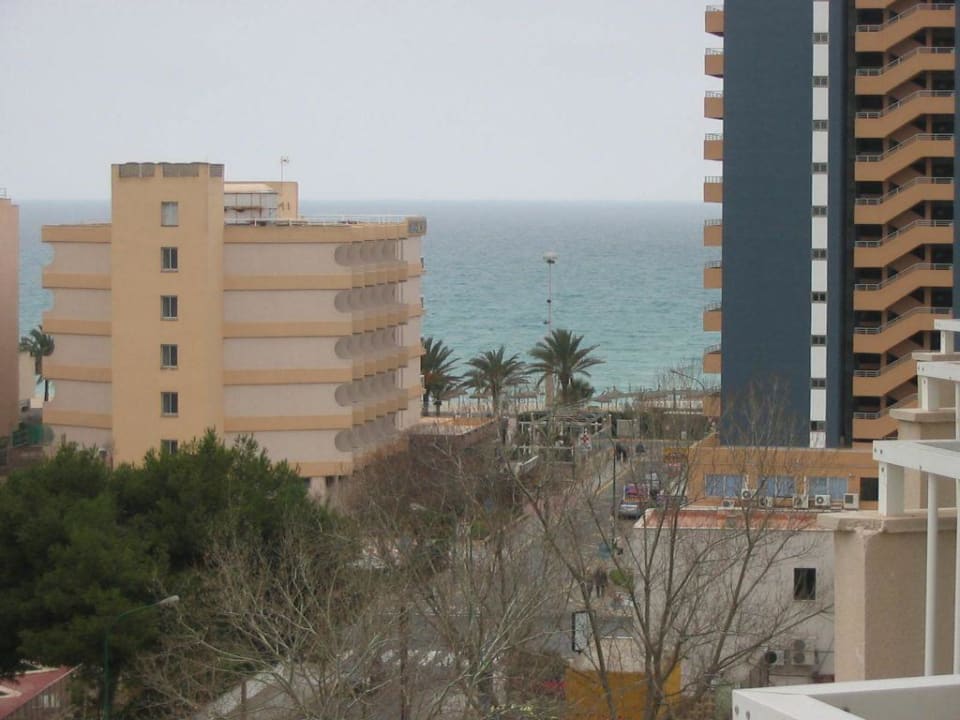 Blick vom Balkon BG Hotel Caballero