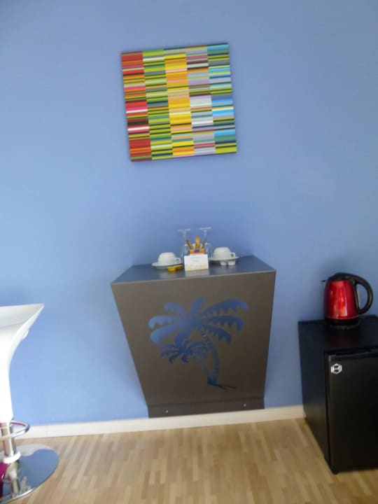 Die Minibar, sehr ansprechend Tropical Islands Resort