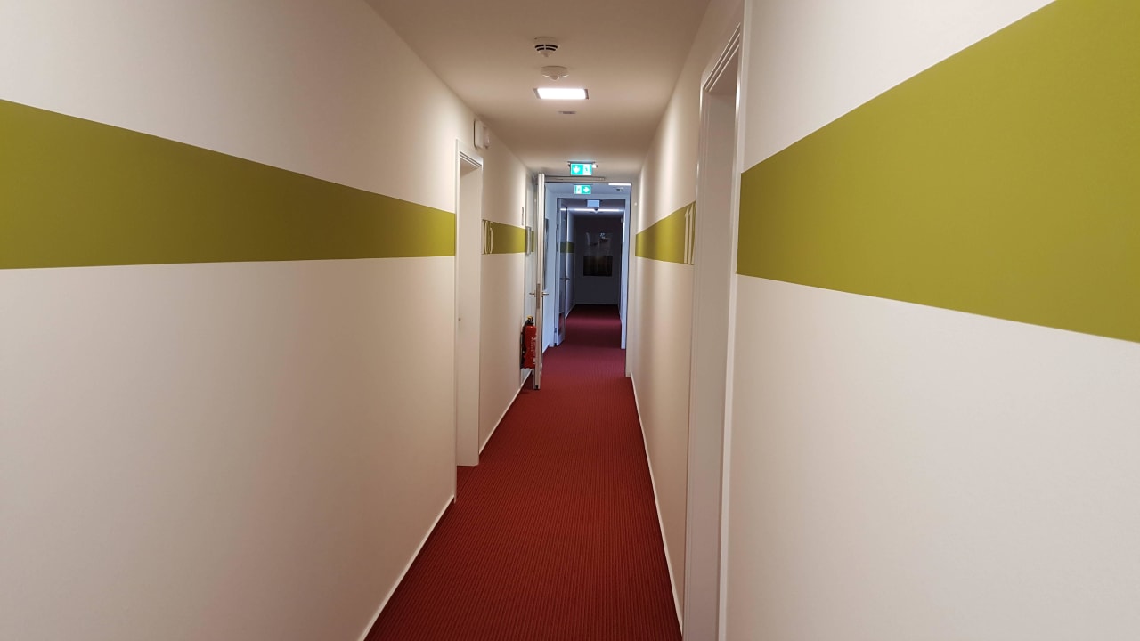 Flure zu den Zimmern Hotel Thalhauser Mühle