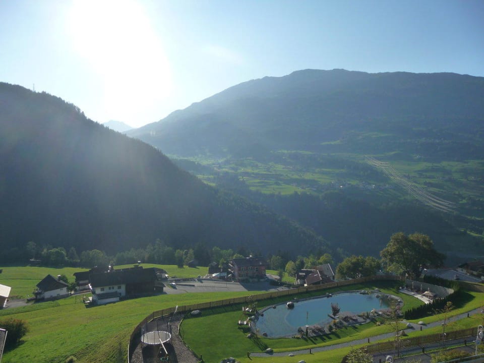 Blick vom Balkon Zimmer 303 Hotel Jerzner Hof
