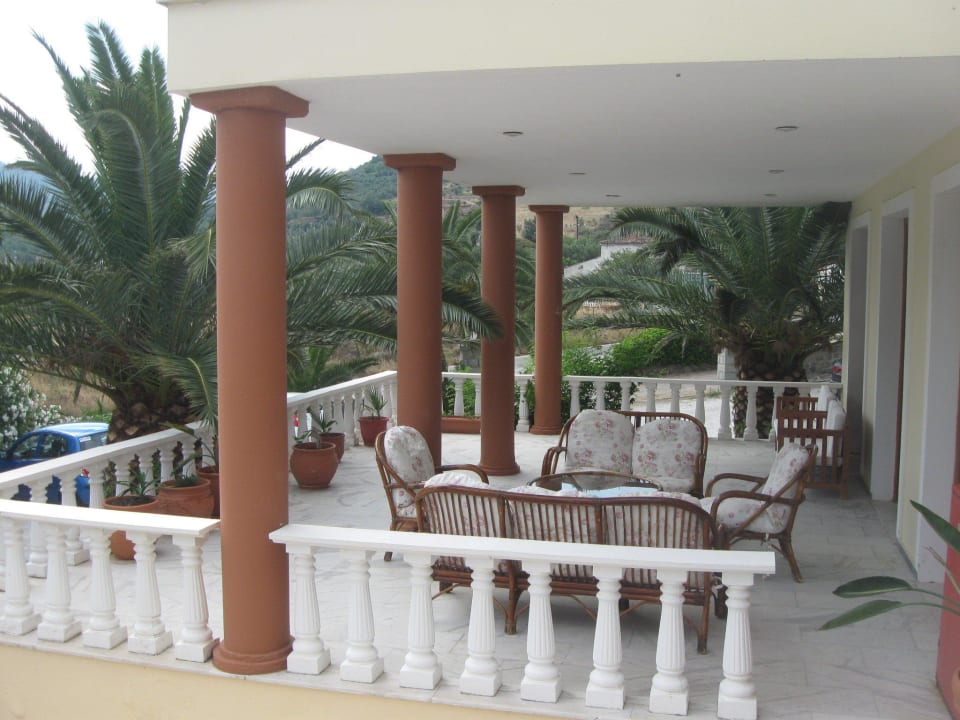 Außenterrasse Bar Hotel Alma Beach