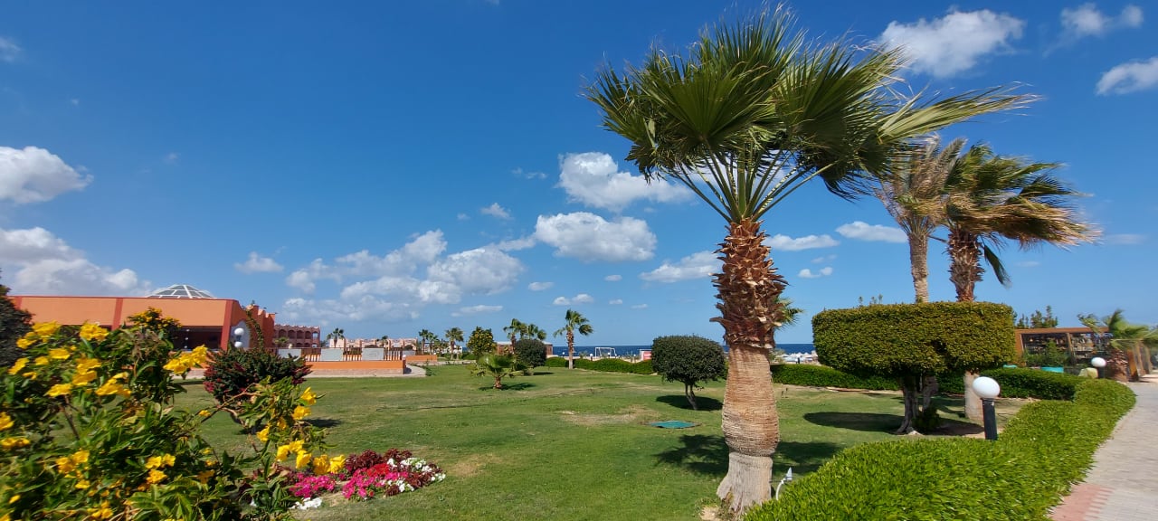 Gartenanlage Three Corners Happy Life Beach Resort