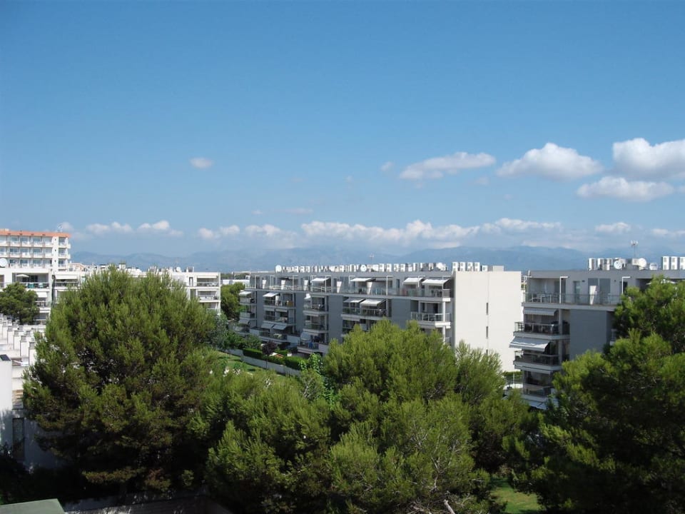 Blick vom Balkon Hotel Oleander