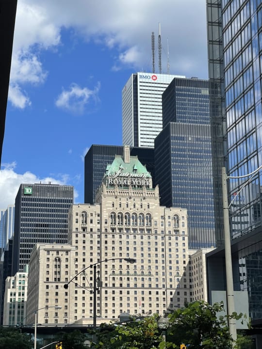 Ausblick Hotel The Fairmont Royal York Toronto