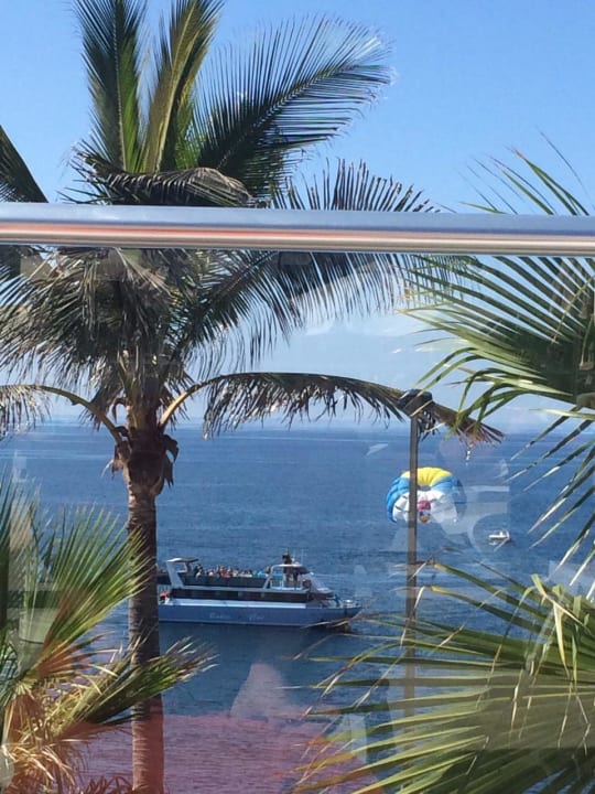 Ausblick von der Liege am Erwachsenenpool  Hotel Riu Gran Canaria