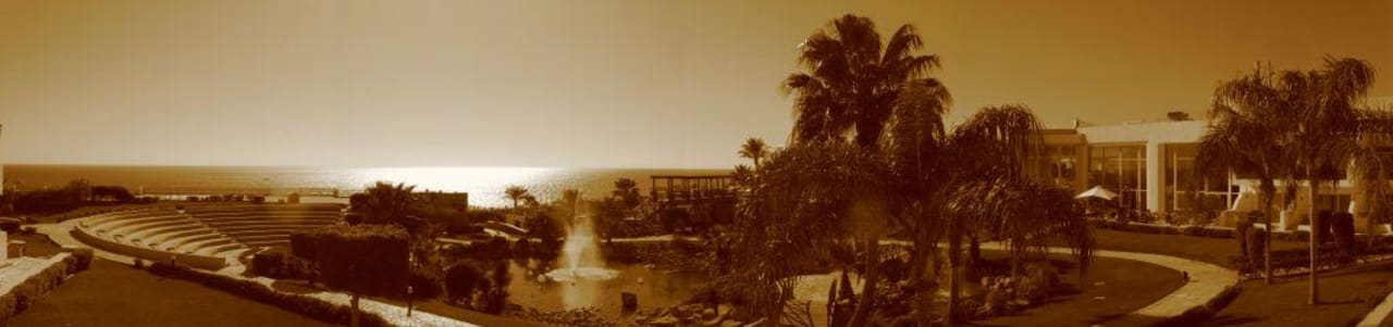 Aussicht vom Balkon Safir Sharm Waterfalls Resort