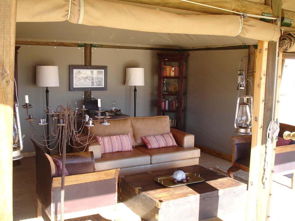 Aufenthaltsraum Wolwedans Dunes Lodge