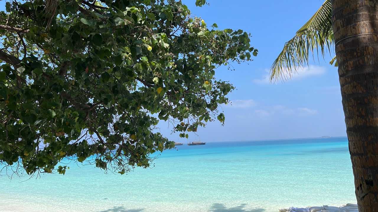 Ausblick Safari Island Maldives