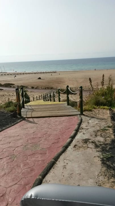 Weg vom Hotel zum Strand Iberostar Selection Fuerteventura Palace