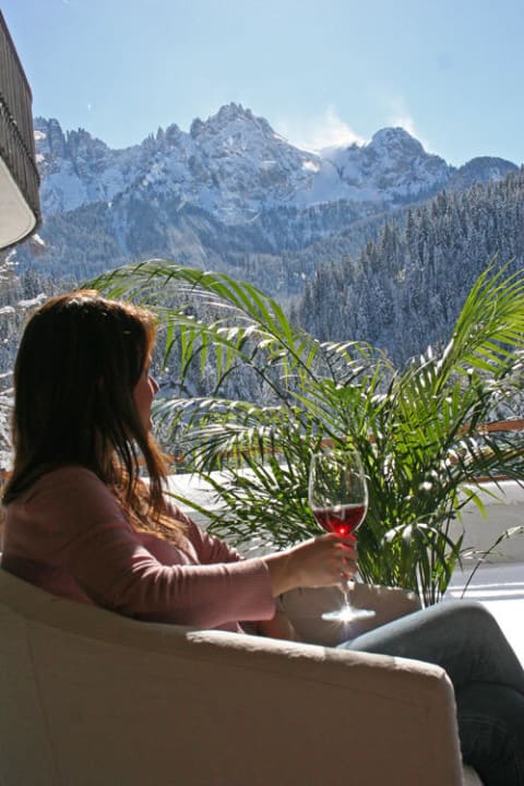 Weingenuss im Wintergarten Hotel Diana