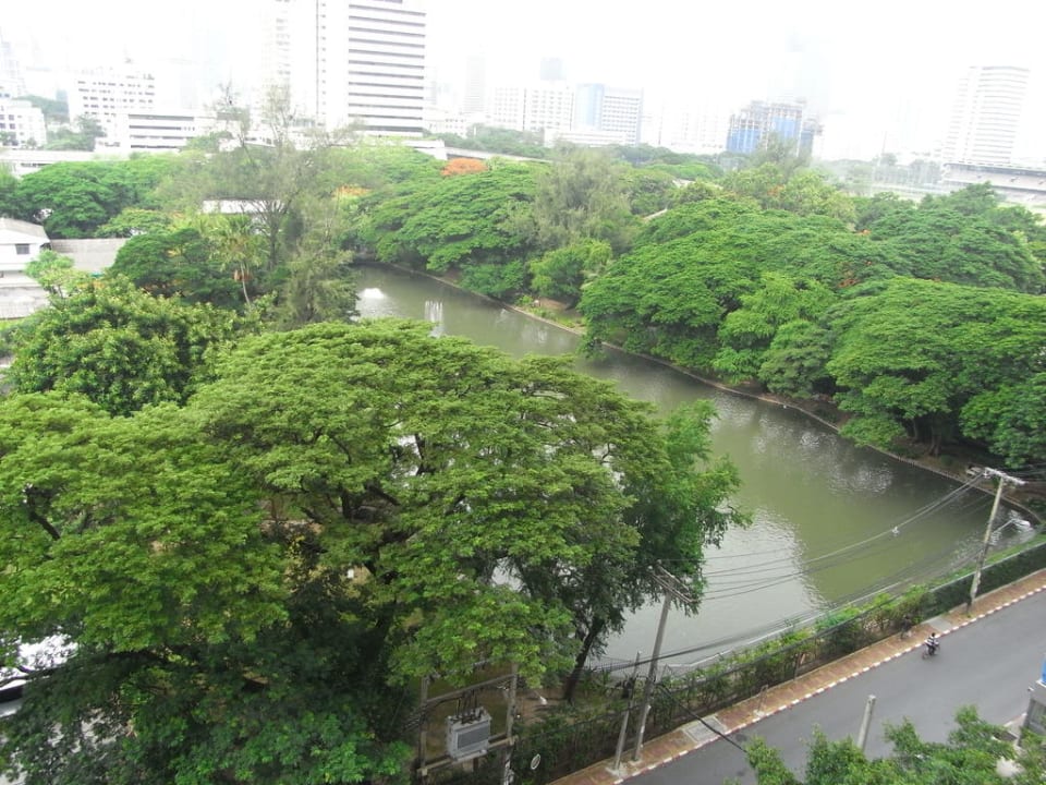 Ausblick auf den Park  Dusit Suites Hotel Ratchadamri, Bangkok