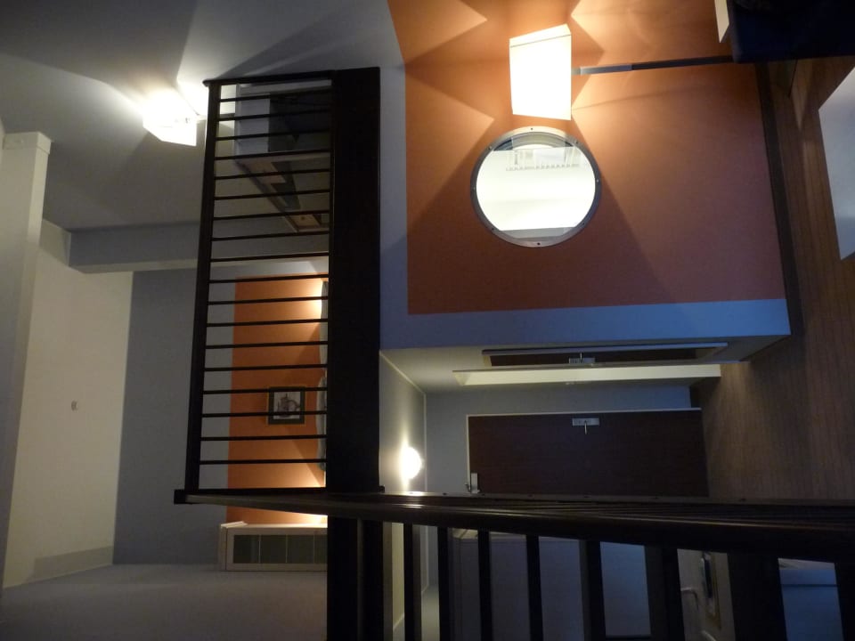 Blick zum Schlafbereich Precise Resort Hafendorf Rheinsberg