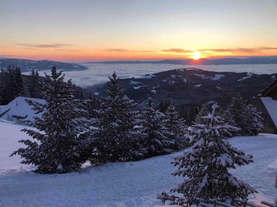 Außenansicht Almhütten Moselebauer