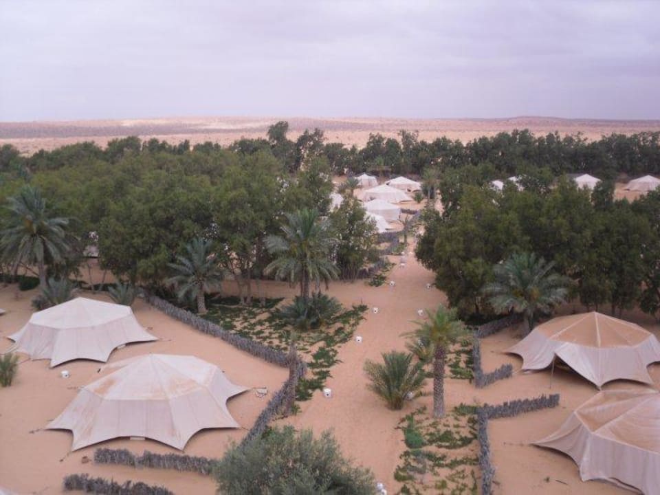 Vue de l'hotel Yadis Ksar Ghilane Tented Camp