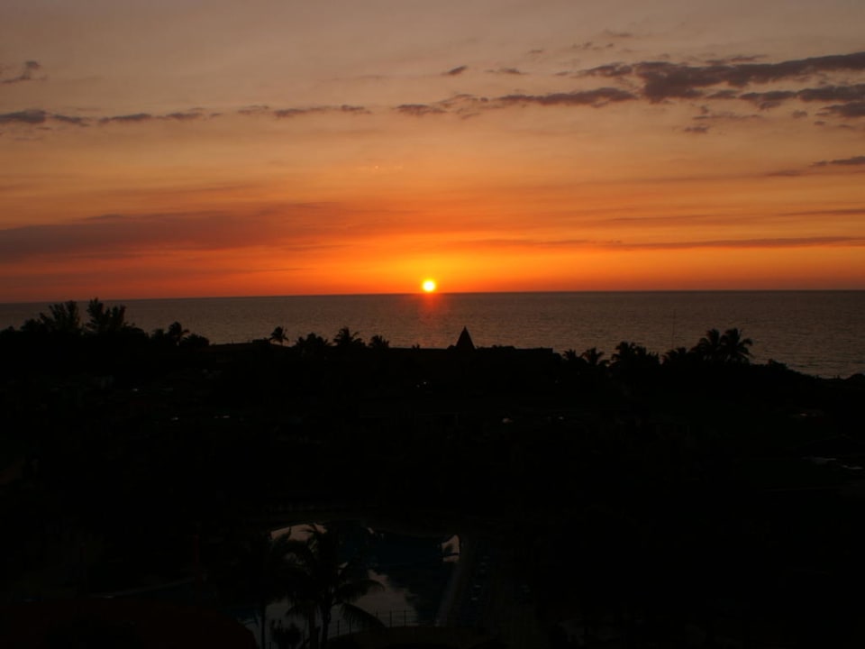 Traumhafte Sonnenuntergänge vom Zimmer - Balkon Barcelo Solymar