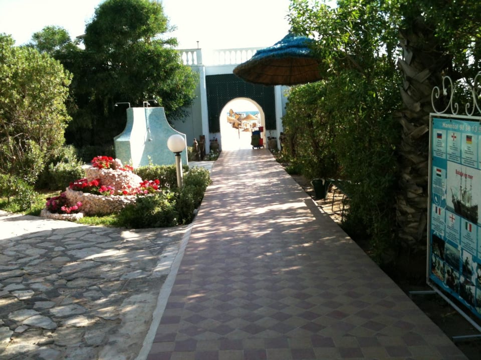 The little path to the beach Hotel Marhaba Beach