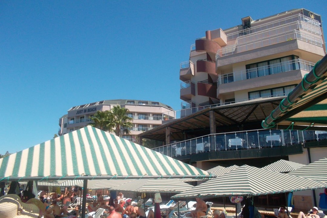 Vom Strand  Aska Hotel Just in Beach