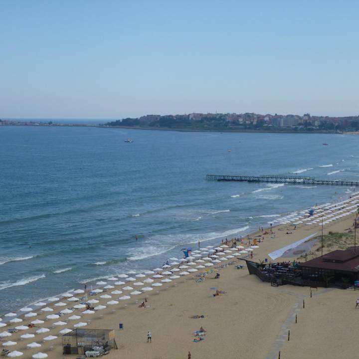 Blick aus der 11.Etage Burgas Beach Hotel