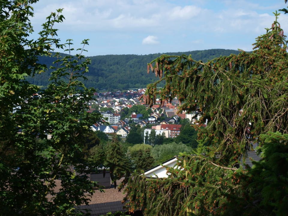 Blick aus unserem Zimmer Hotel Waldcafé Jäger