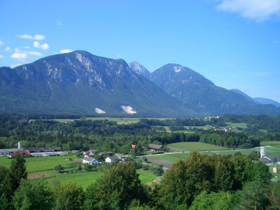 Aussicht von den Zimmerbalkons Frühstückspension Birkenheim