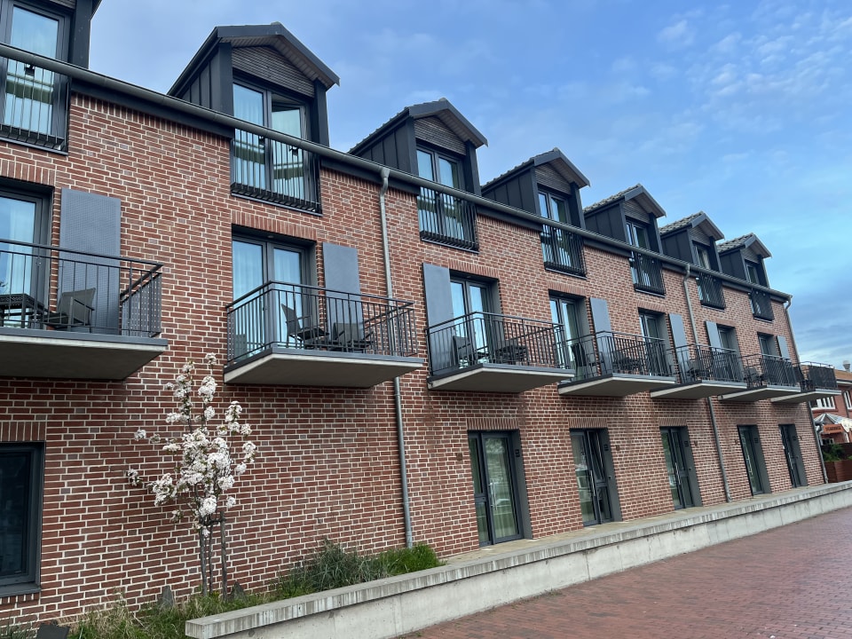 Außenansicht Hafenhotel Meereszeiten