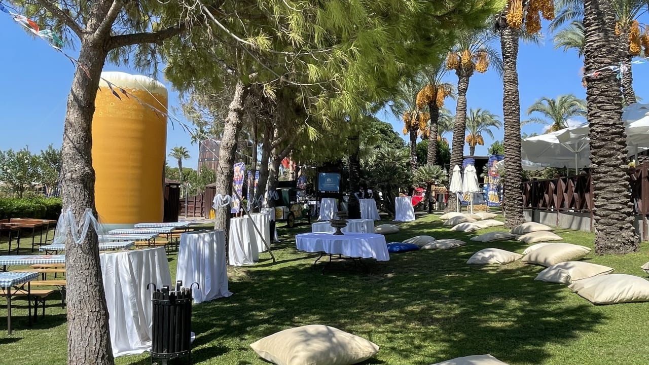 Gartenanlage Sunis Kumköy Beach Resort Hotel & Spa