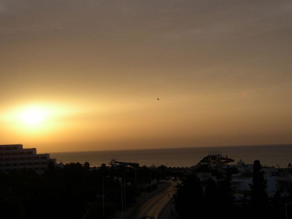 Sonnenuntergang in Tunesien Hotel Sunnydays L'Albatros/Albatros