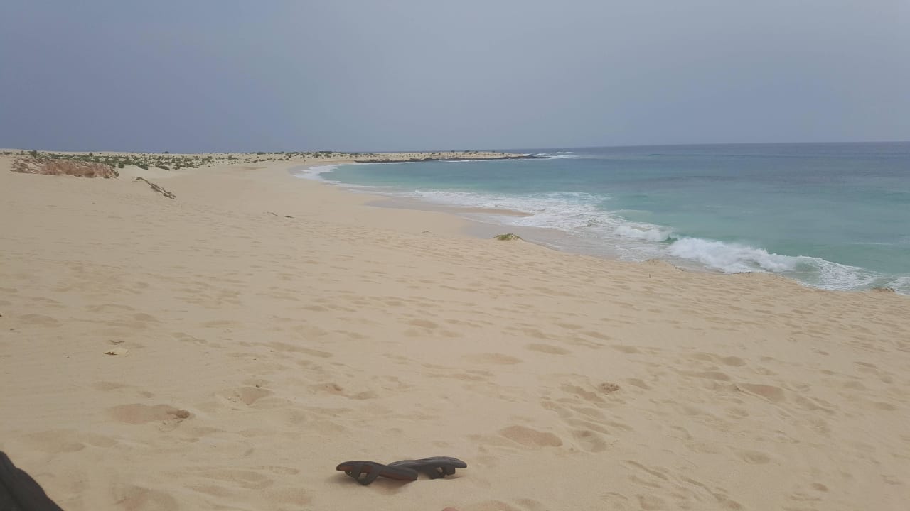 Einsamer Strand ca. 4-5 Km vom Hotel Hotel Riu Touareg