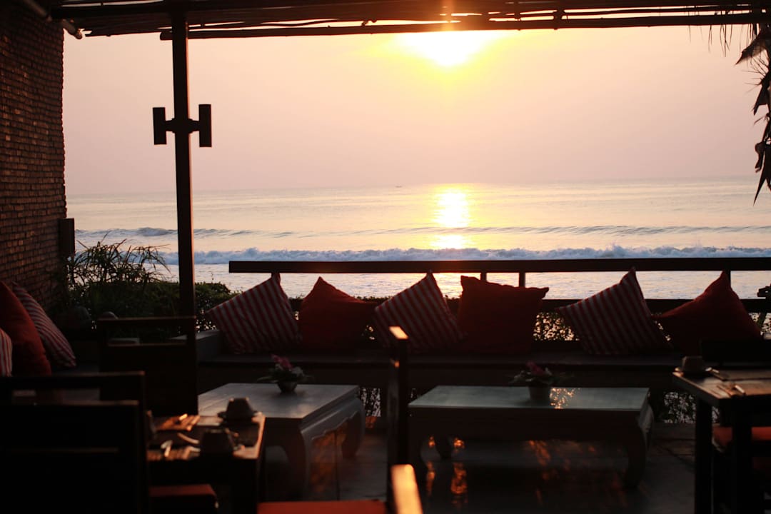 Beautiful View at our Ocean Front Restaurant Laksasubha Hua Hin