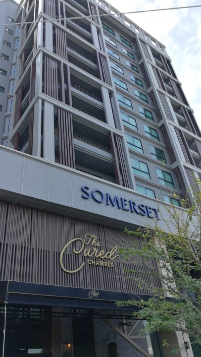 Das Hotel ist unterteilt in Block A - C Somerset Ekamai Bangkok
